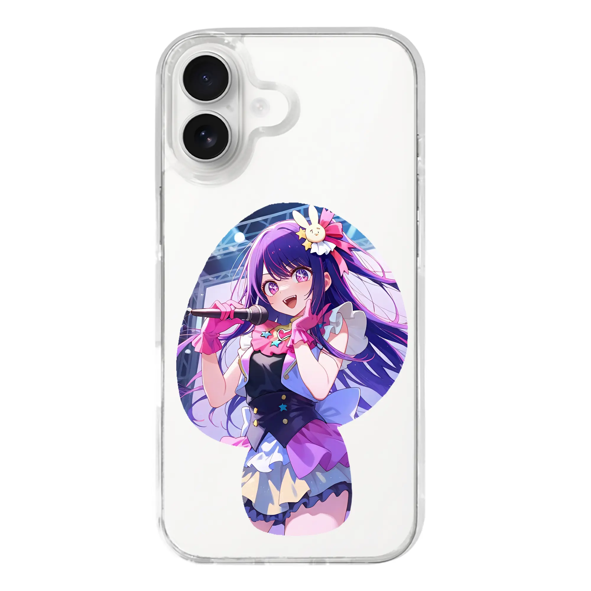 推しの子 グッズ,星野アイ - iPhone 17シリーズ 透明スマホケース – 薄型・耐衝撃・精密フィット保護カバー